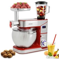 Küchenmaschine Lyon Edelstahl 10 Liter Küchengerät & Fleischwolf