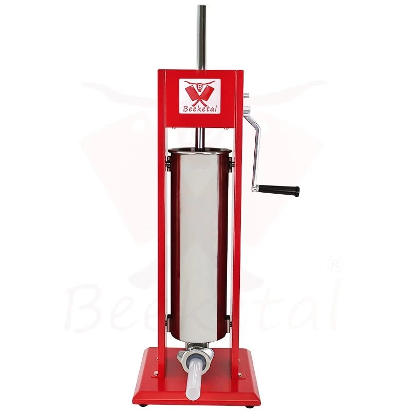 Beeketal Stahl Wurstfüller MT-Serie 3-7L Inkl. 4 Fülltüllen + 3 Dichtungen MTH05 – Bild 6