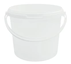 Schneider® Eimer5L Für Dosierspender 152496+492(ohne Deckel) Rund, 5,7L, Weiss Mit Kunststoffbügel