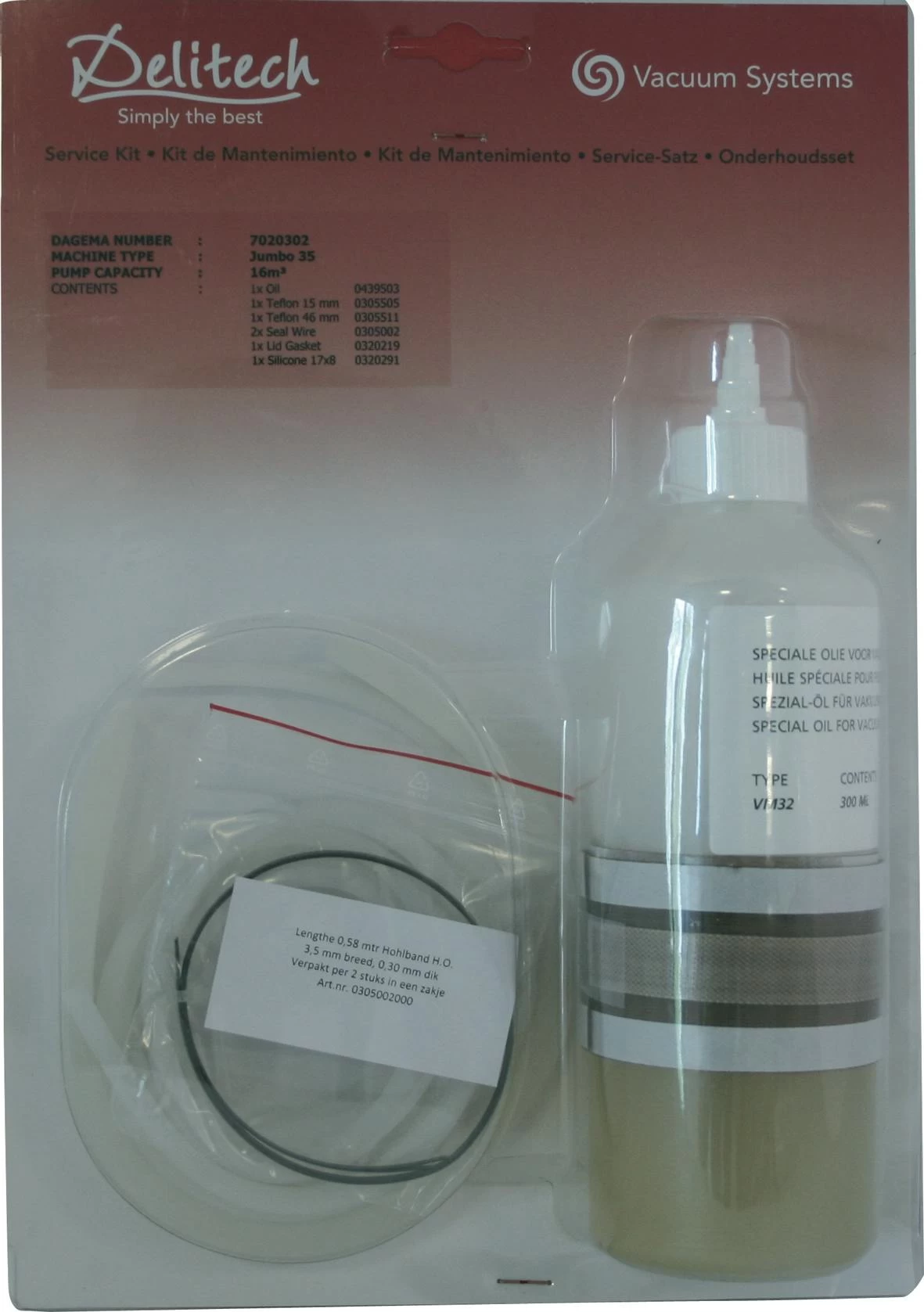 Henkelman Service-Satz Für Vakuummaschine Jumbo 42 XL Und 42 XXL Delitech – Bild 4