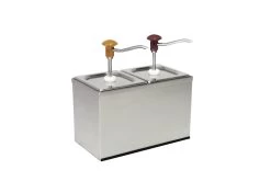 Schneider® Dosierspender GN-Behälter 2-fach Inhalt 2x3 Liter - 340x185x345mm