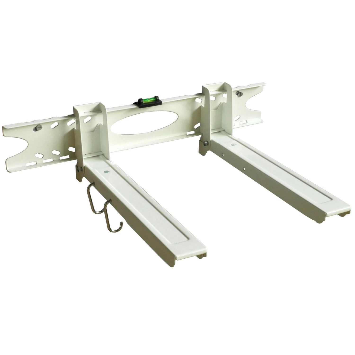 Wandhalterung Weiß Für Mikrowelle Küche Ofen Grill Halterung Regal Ablage Ausziehbar – Bild 4