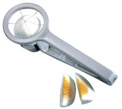 2x Eierstückler Aus Aluminiumguss, Durch Silberfarbene Spezialbeschichtung