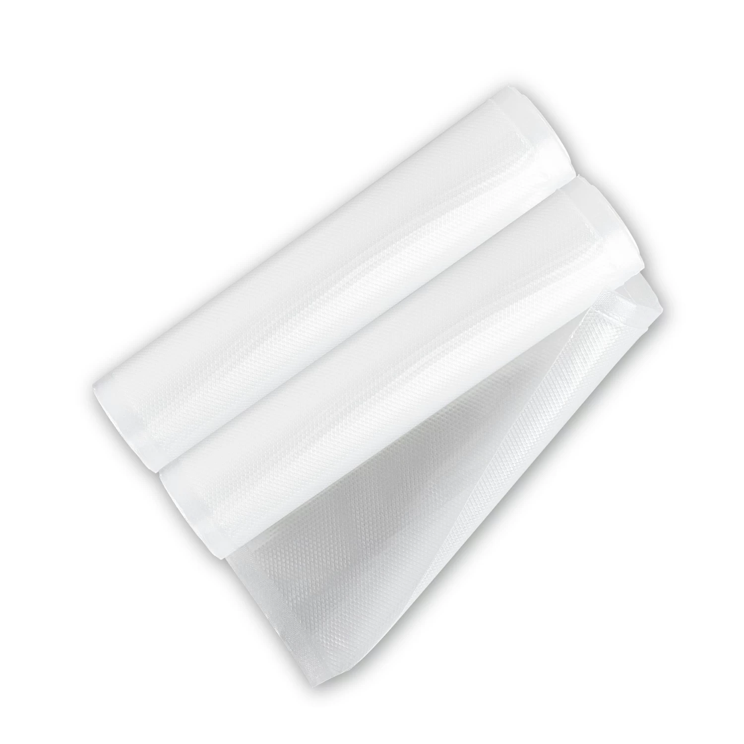 Vakuumrolle Vakuumbeutel Goffriert Lebensmittel 200 X 6000 Mm Vakuumfolie 2 Rollen