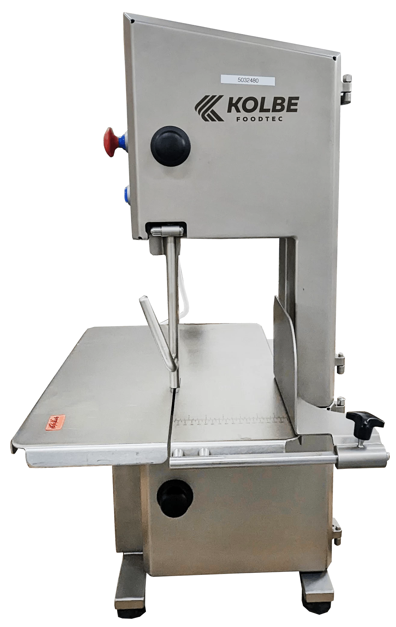 Knochenbandsäge Kolbe K220 Bandsäge Tischmodell Fleischsäge 400V Linksauslage – Bild 2