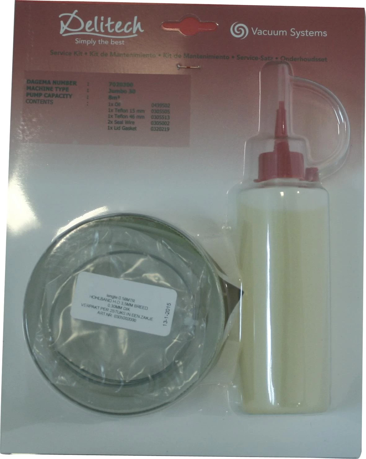 Henkelman Service-Satz Für Vakuummaschine Jumbo 42 XL Und 42 XXL Delitech – Bild 6