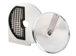 METRO Professional Würfelgatter 2er-Set GVCDDDS10, Aluminium/ Edelstahl, Ø 20.5 Cm, 10 Mm Schnitt, Silber